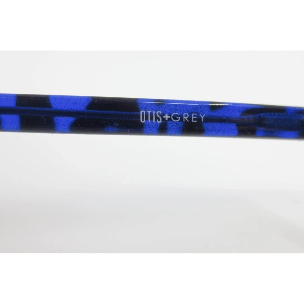 Otis + Grey OG 7013 BL Blue Tortoise Square Eyeglass Frames 52-17-140